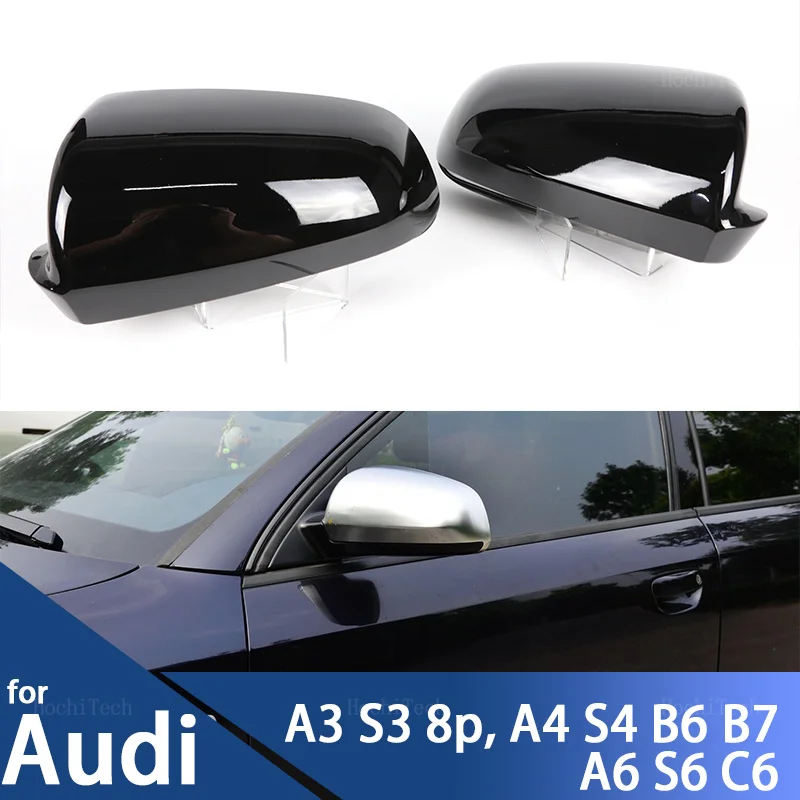 Black Side Mirror Caps für Audi A3 S3 8P 05-08 A4 S4 B6 B7 8E 8H, A6 S6 C6 4F – Eine detaillierte Bewertung und Anleitung