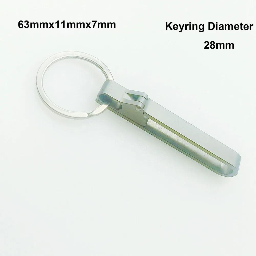 

Multi-functional Bottle Opener Real Titanium Alloy Super Lightweight EDC Key Rings Tool Waist Belt Keychain Male Creativity Gift