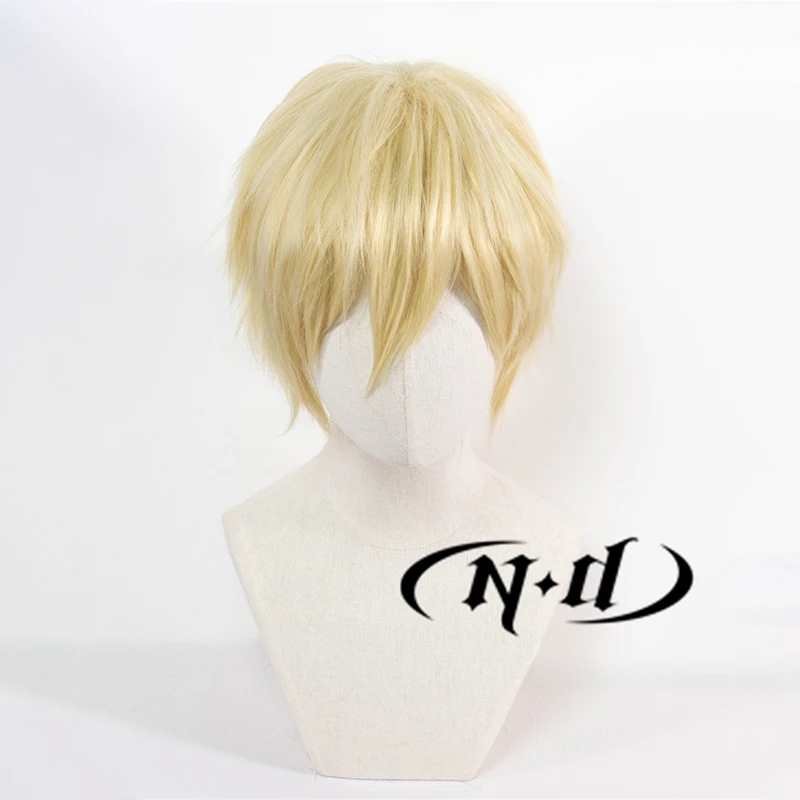 ND Kei Tsukishima Cosplay Wig Hairpiece Haikyu Anime Cosplay Hair Wigs for Comic Con Coser Costume Theme Party Heat Resistant