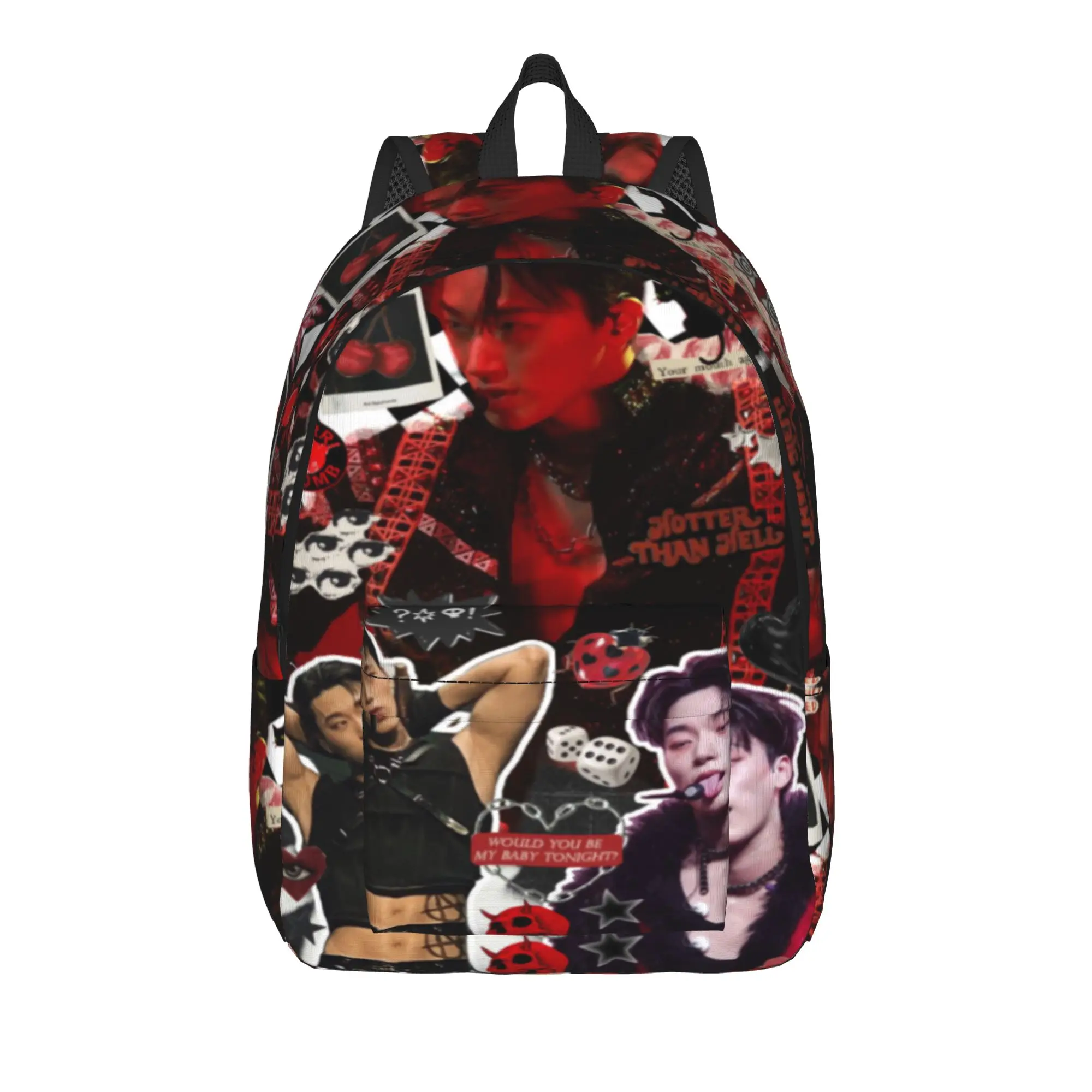 choi san bad ateezs Backpack for Men Women Casual Student Business Daypack  Laptop Computer Shoulder Bag Lightweight