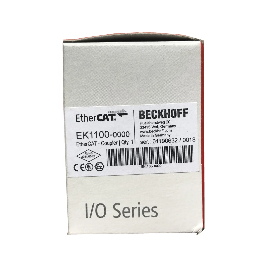 New & Original | Brand: BECKHOFF | Model: EK1100 | EtherCAT Terminal Block Coupler