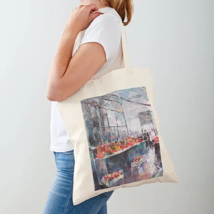 

Borough Market London Art Prints and Gifts Tote Bag reusable shopping bags Shopping bags custom fabric bag foldable reusable bag
