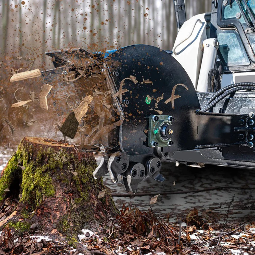 Irrigation Machine Excavator H - Stump Grinder Attachment recension och pris