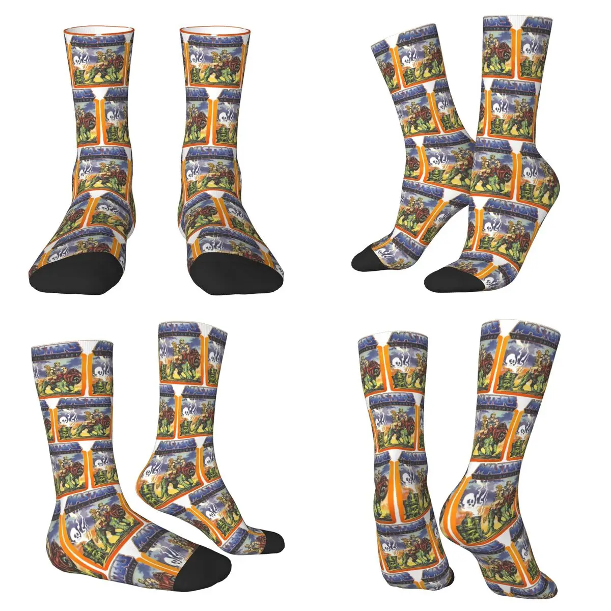 

Винтажные носки с героями мультфильмов 80-х годов, впитывающие пот чулки в стиле Харадзюку, всесезонные длинные носки, аксессуары для мужчин и женщин