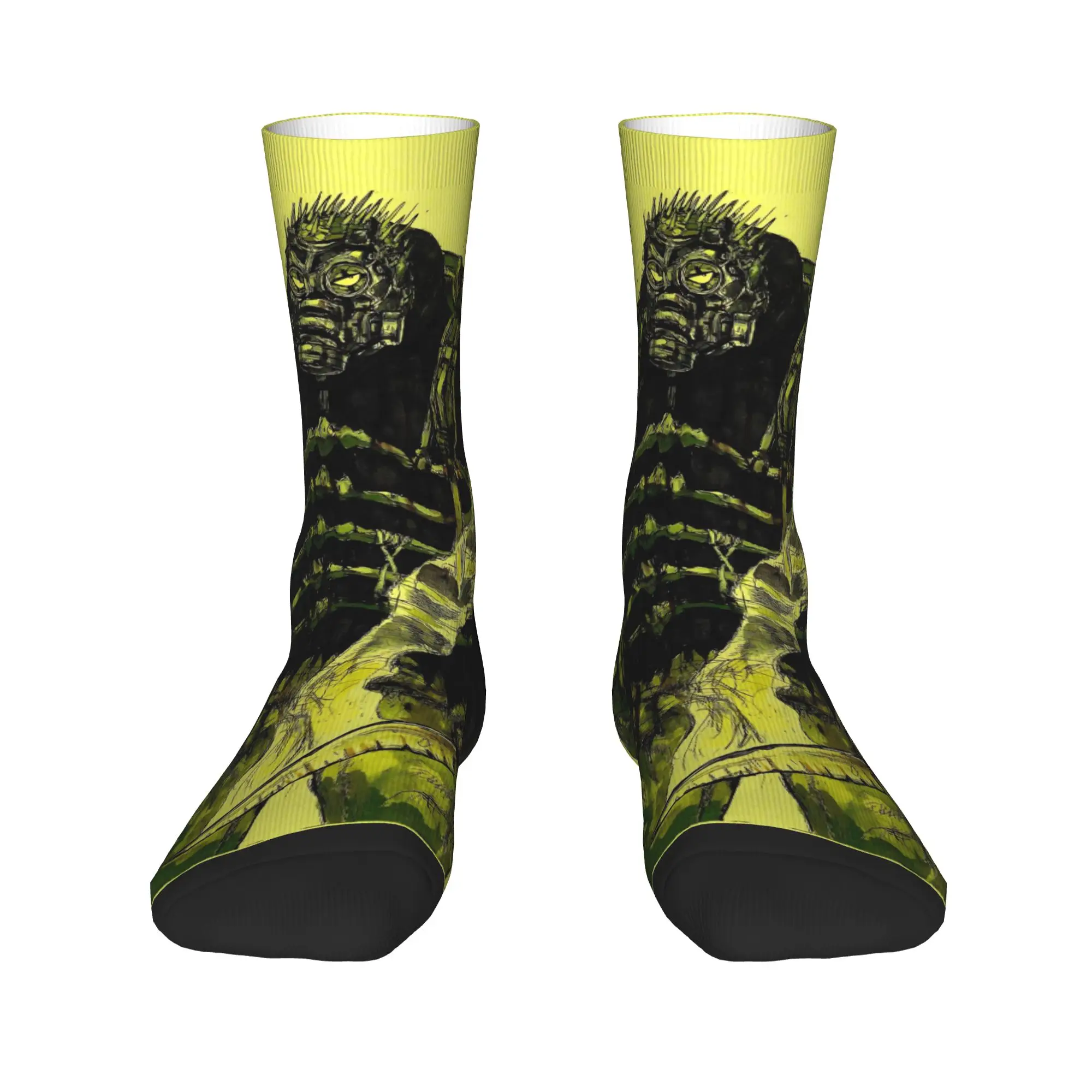 Dorohedoro Kaiman جوارب Kawaii الجوارب النساء الرجال جوارب عالية الجودة الشتاء الجري الرياضة الرسم عدم الانزلاق