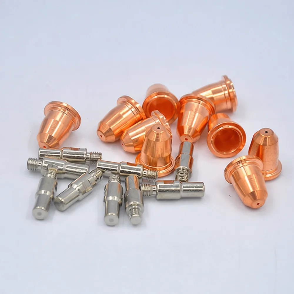 Premium Plasma Torch Consumables Electrode Nozzle For S45 Cutting Machine Metal Processing Repair Workshop Spares Tool