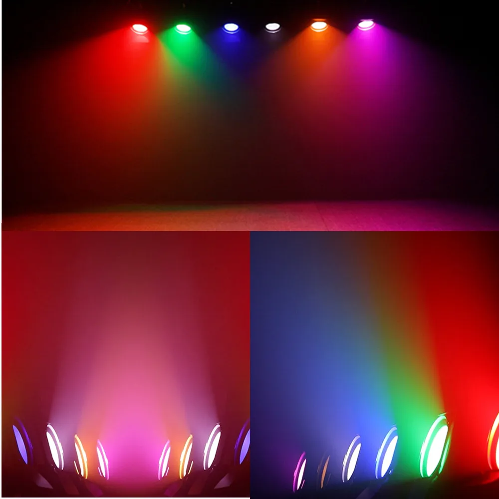 Imagem -04 - Led Beam Wash Efeito Par Light Cob Barn Doors Efeito de Palco Profissional para Clubes Discoteca Wlighting 300w Rgbwa Mais uv Peças por Lote