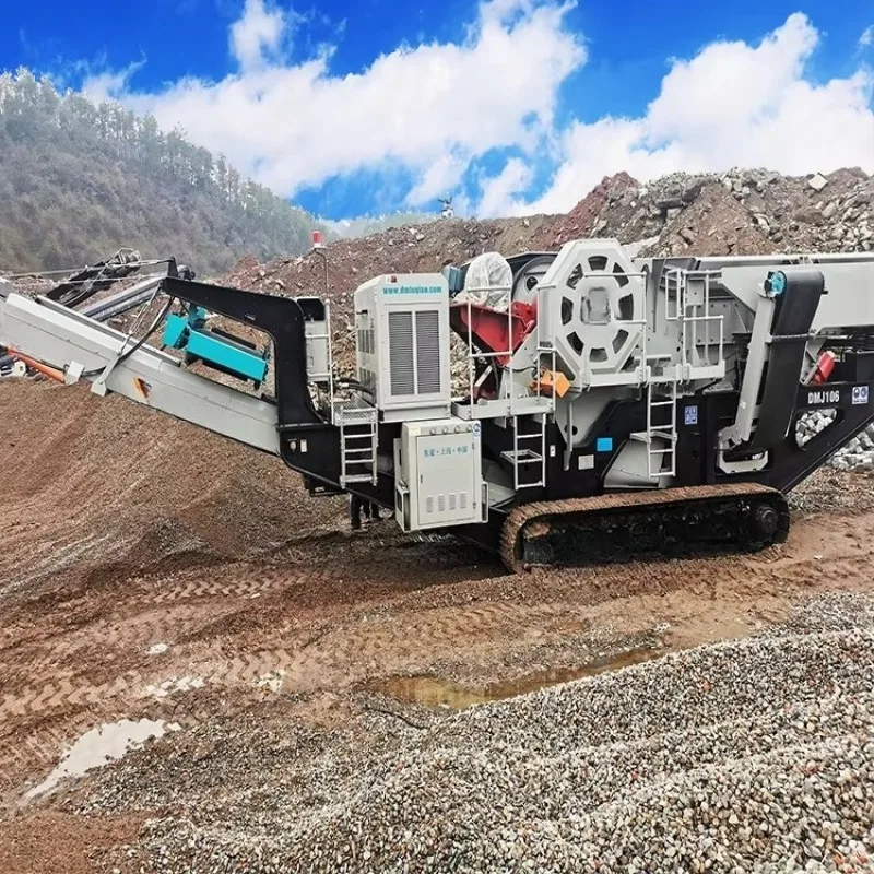 YG Mobile Crushing Plant Portable Mobile Crusher Machine for Ore Processing Mining High Capacity Heavy Duty Use