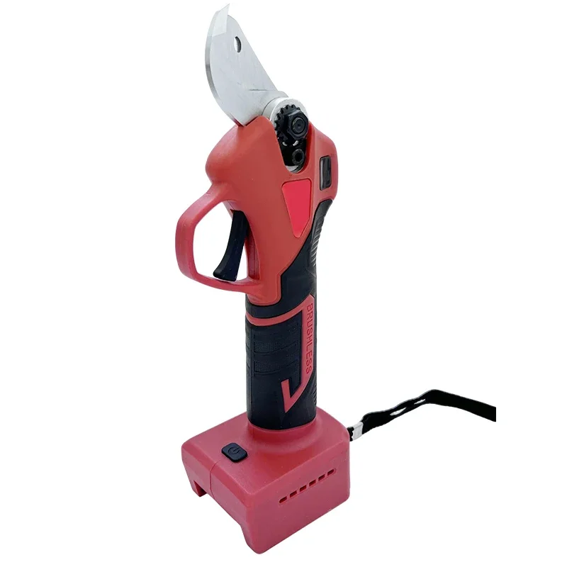 For Milwaukee Brushless Electric Pruner 4 Gears Cordless Handheld Orchard Shrub Pruning Tree Branches Cutter For 18V 20V Battery