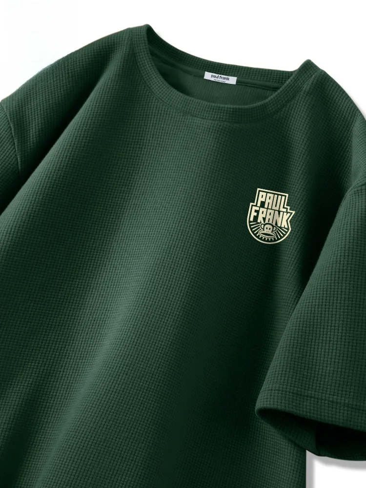 

Футболка свободного кроя с коротким рукавом для мужчин, летняя, повседневная, удобная, дышащая, с мультяшным принтом обезьяны