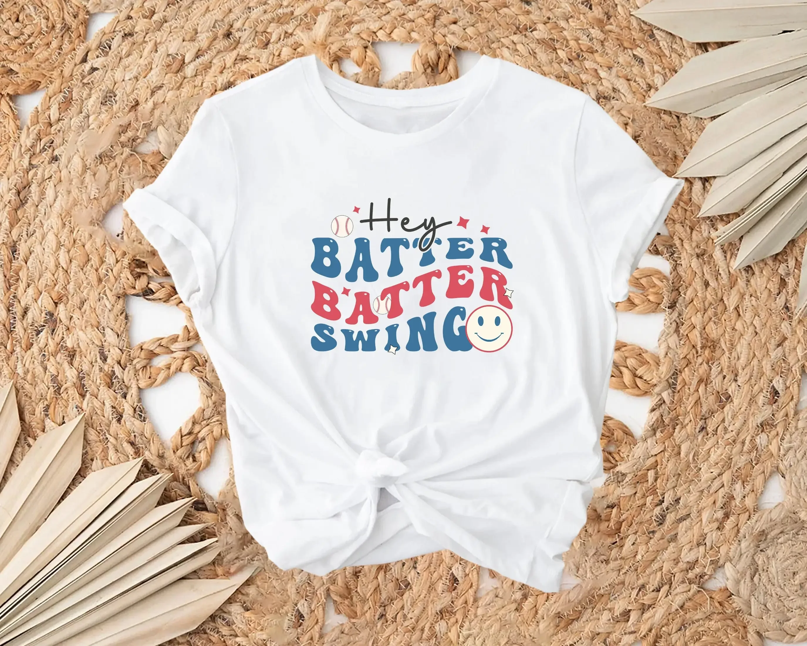 

Hey Batter Swing T Shirt Baseball Lover Sports Batters
