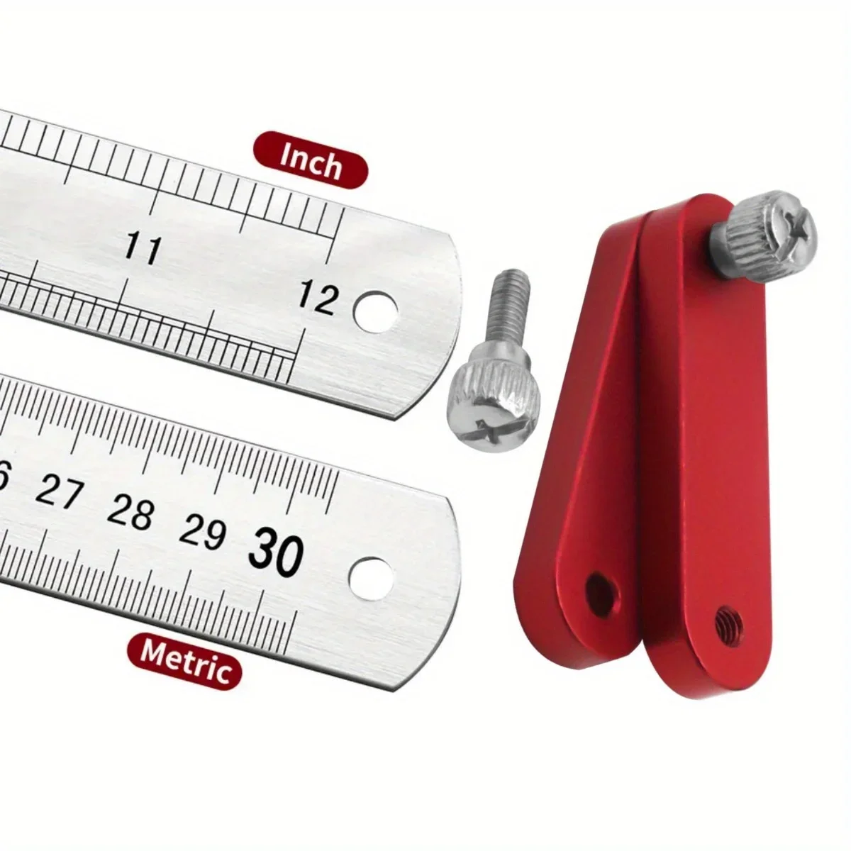 Ruler Positioning Block, Woodworking Line Locator Stop Block Limit Positioning Block Straightedge Adjustment Block Scribe