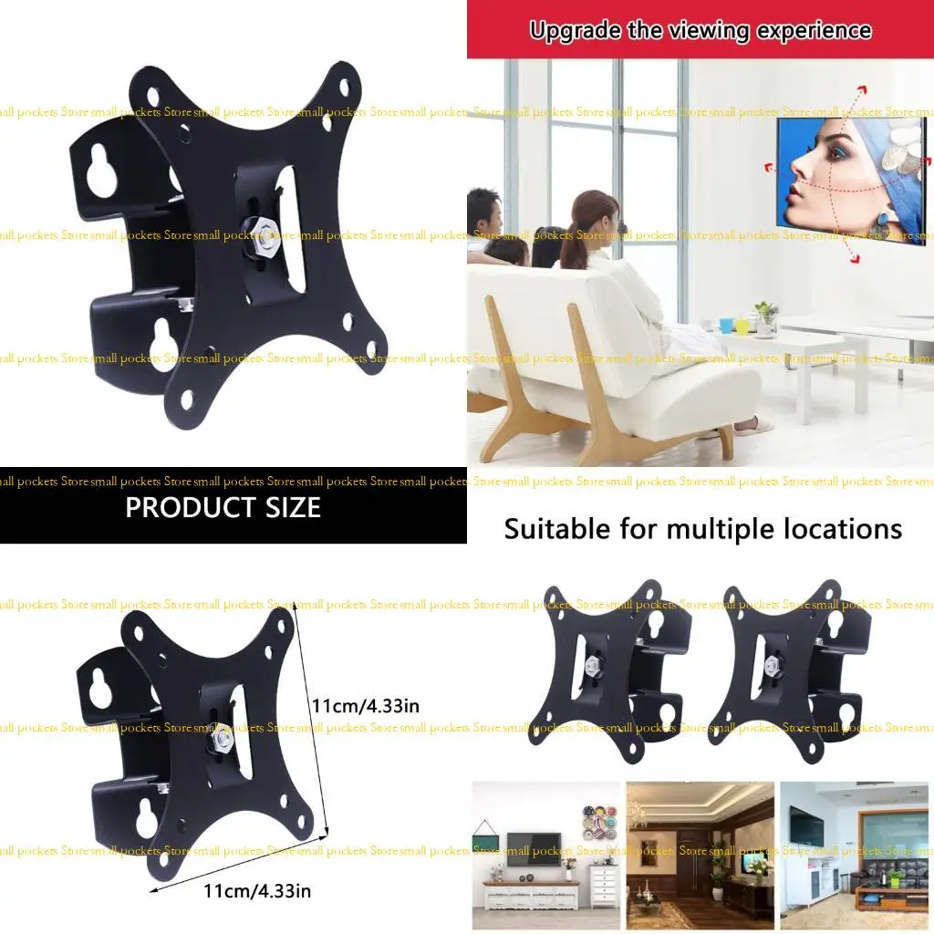 

R1WD Регулируемый металлический монитор монтаж