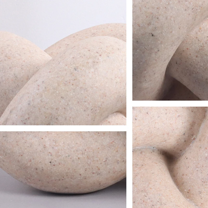 Geometric Ring-Shaped Decorative Piece for Desktop