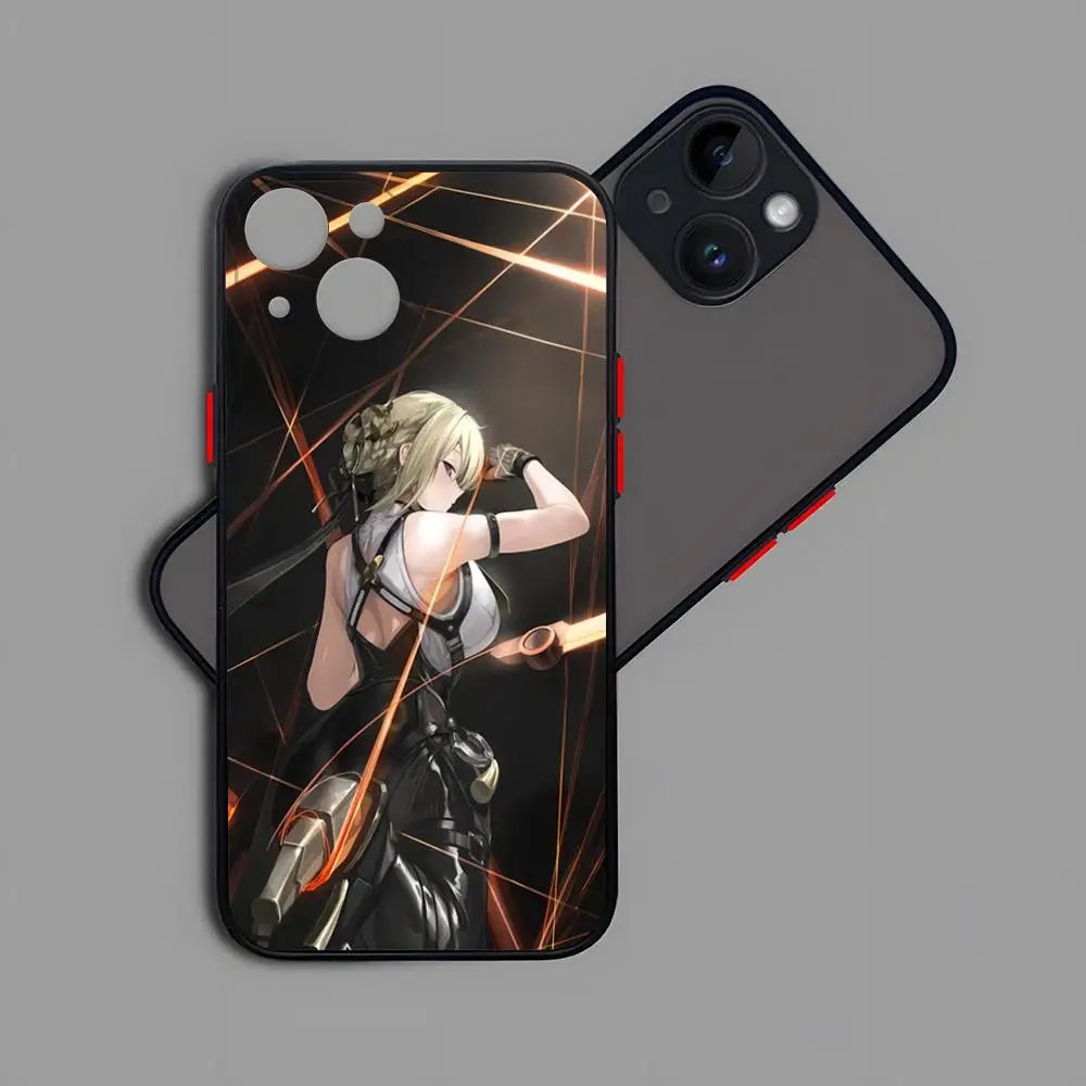 حافظة هاتف Evelyn Chevalier شفافة غير لامعة لهاتف 16 15 آيفون 12 11 13 Pro Max X XR XS 8 SE غطاء خلفي صغير