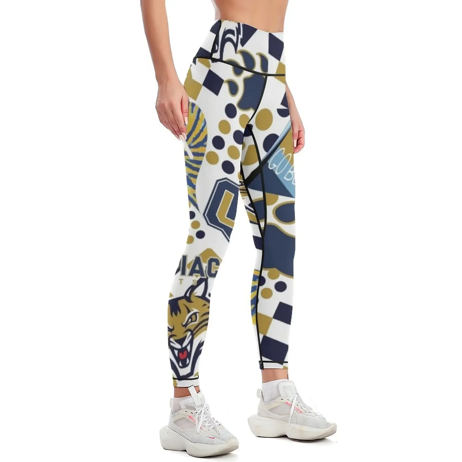 Quinnipiac University Collage Leggings gym wear Women sportwear Leginsy push up Womens Leggings