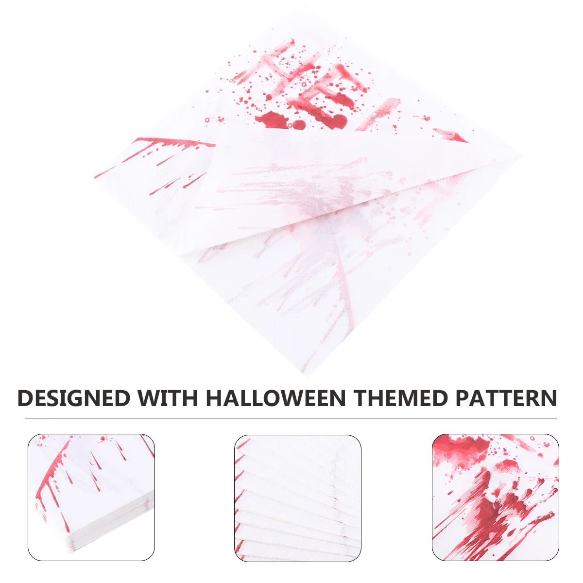 40 PCS Halloween Party Napkins Favor Decorations Tissue for Earth Tones Printing