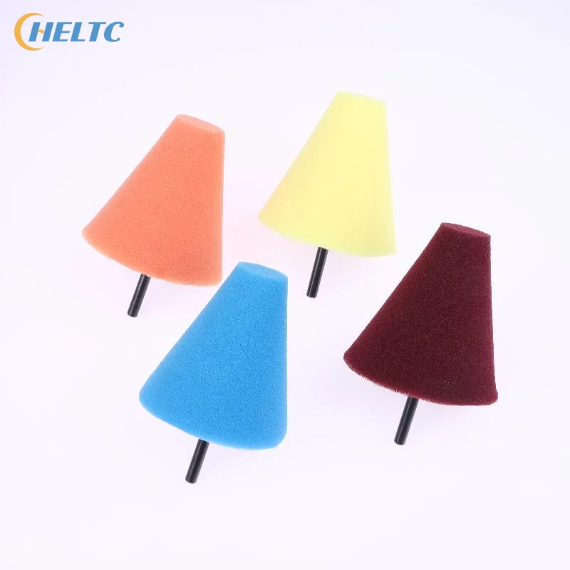 

2 шт. Конические полировальные губки для авто, для шлифовки металла и пластика, полировальные круги-губки