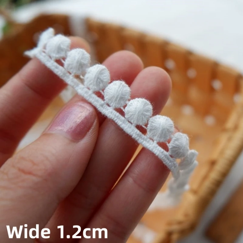 Bestickter Baumwollspitzenstoff für Bettwäsche und Vorhänge, Nähmaterialien, Handgemachtes DIY, Borte RS4707, 10 Yards/Lot – Detail 6