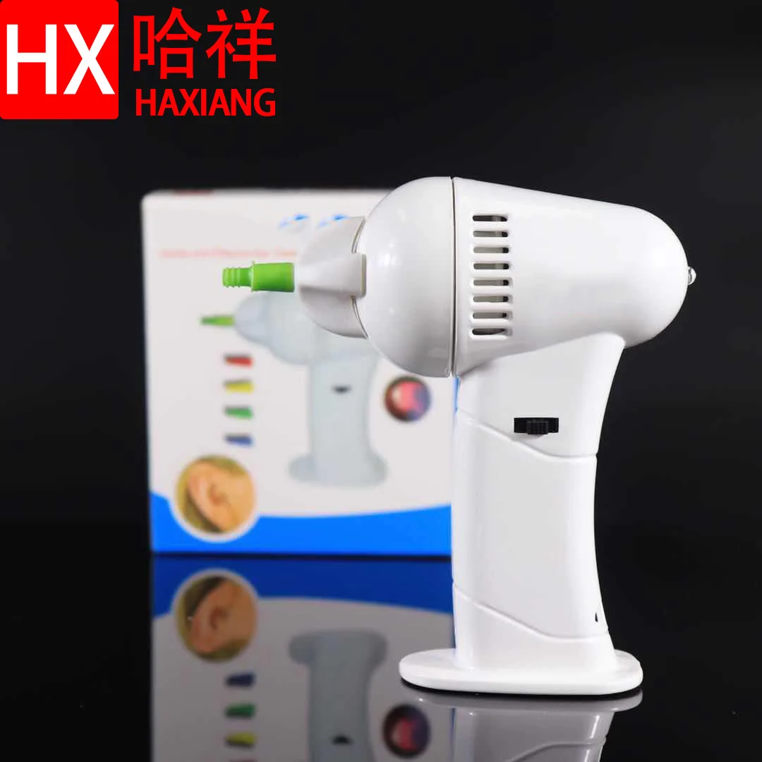 Portable Size Electric Ear Vacuum Cleaner Ear Removal Safety Body Health Care with Soft & Safety Head Ear Care Tool Painless