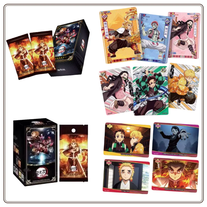 Original Card.fun Demon Slayer: Kimetsu No Yaiba Unlimited Train Card Anime Peripheral Kamado Tanjirou Rare Collection Card Gift