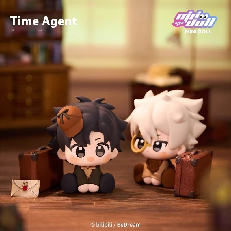 

Time Agent Soft Rubber Sitting Posture Display Toy Blind Box Trendy Collectible Figure Collectibles Gift