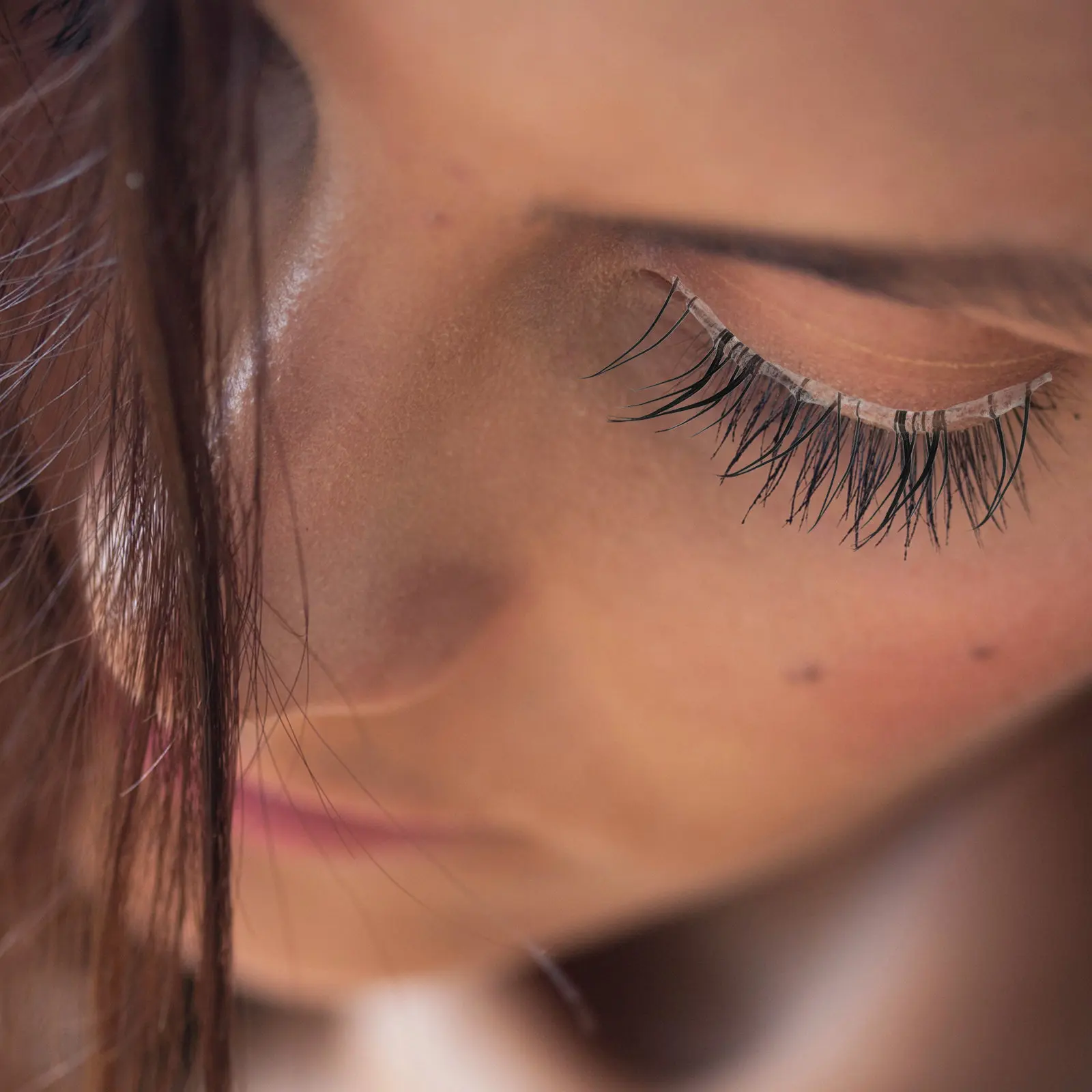 

1 Box Glue Free False Eyelashes Fiber Lash Clusters Natural Look DIY Eye Makeup Enhancer Compact Curl Extensions for Women