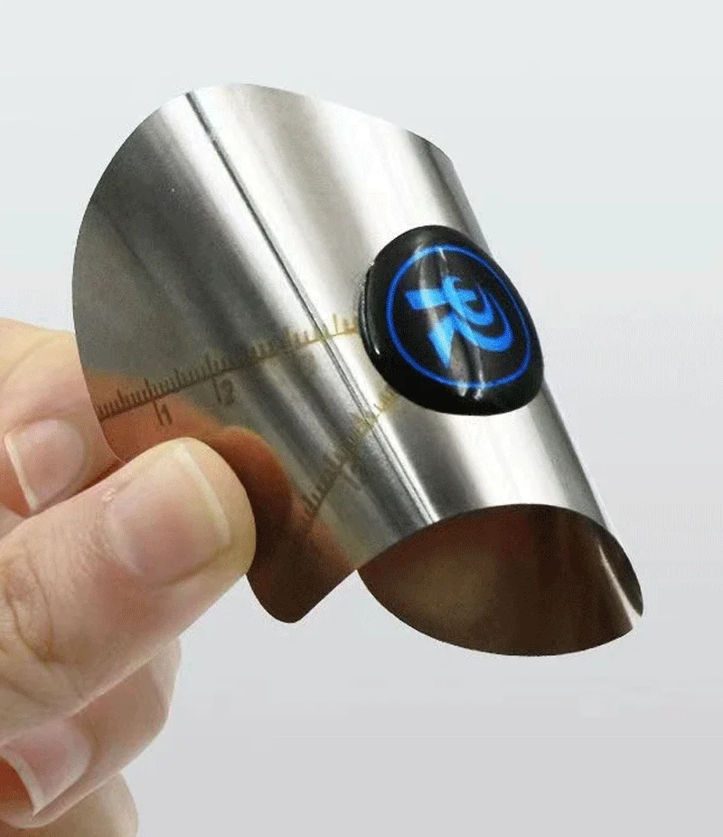 Barra de palanca de acero inoxidable flexible ultra delgada de 0.1mm, tarjeta de apertura para reparación de móviles, espátula 6