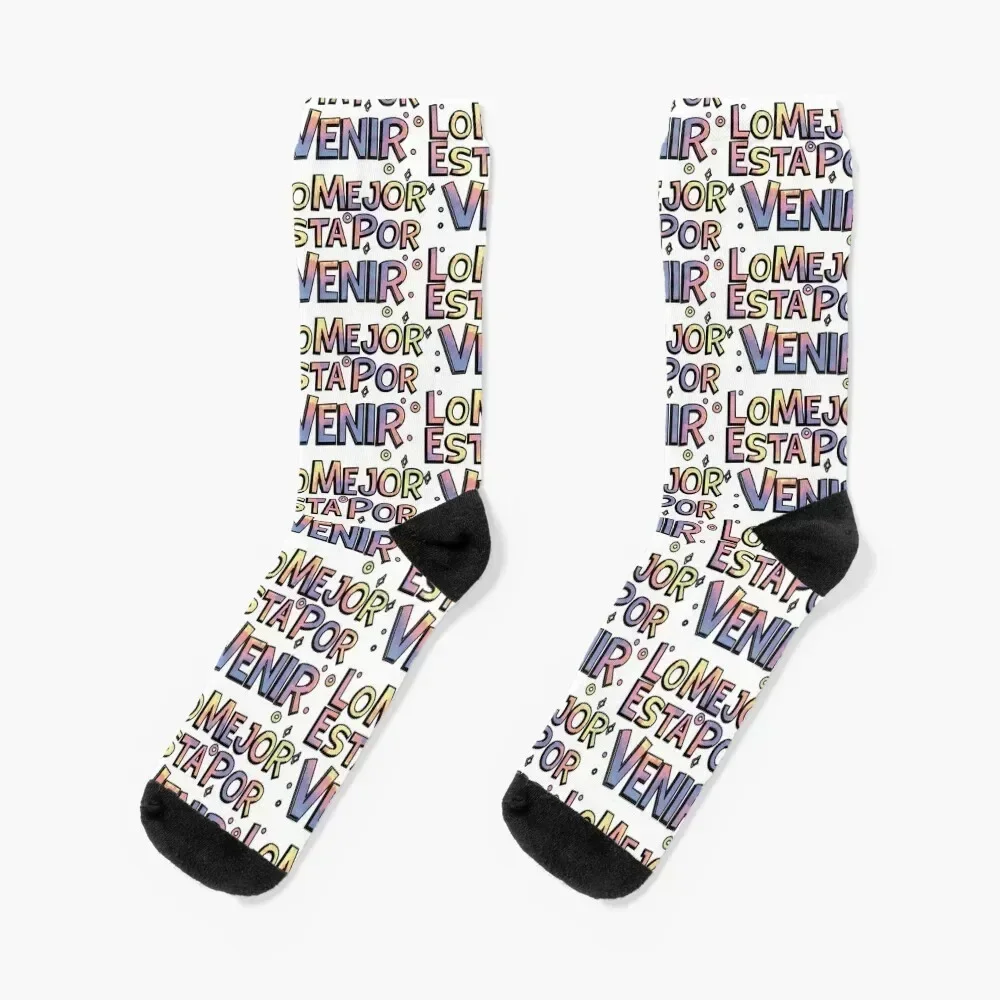 Lo mejor esta por venir Socks Running Soccer designer brand winter gifts Boy Socks Women's