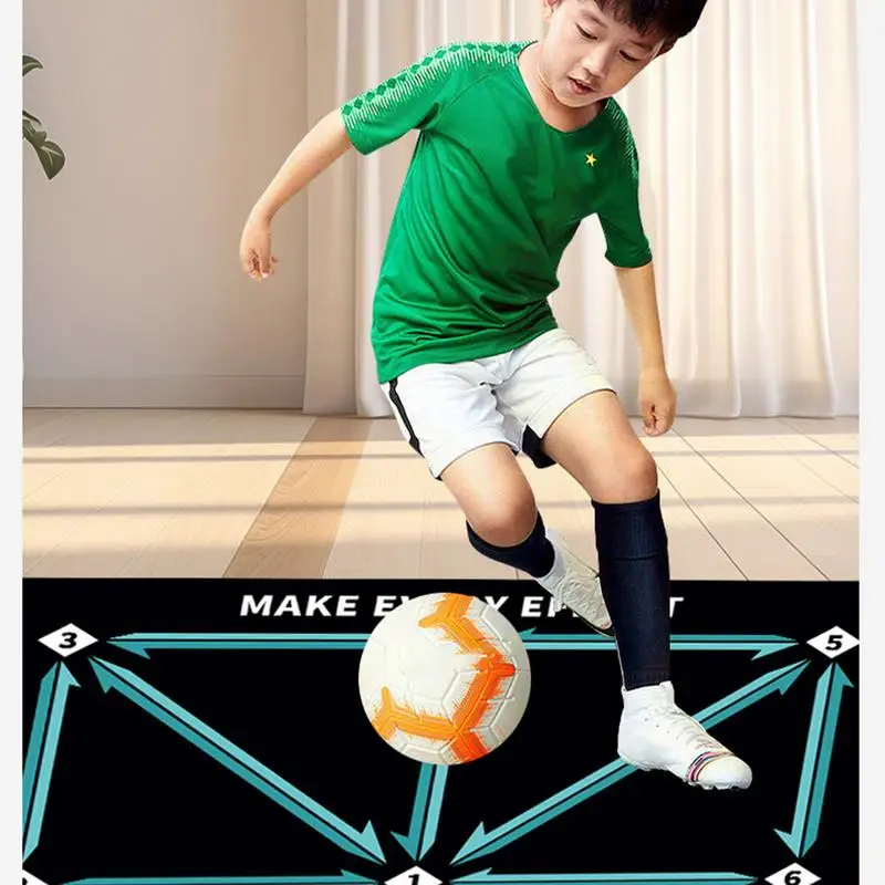 Soccer Footstep Training Mat Ball Control Training Player Equipment Agility Footstep Training Mat Improve Leg Coordination And