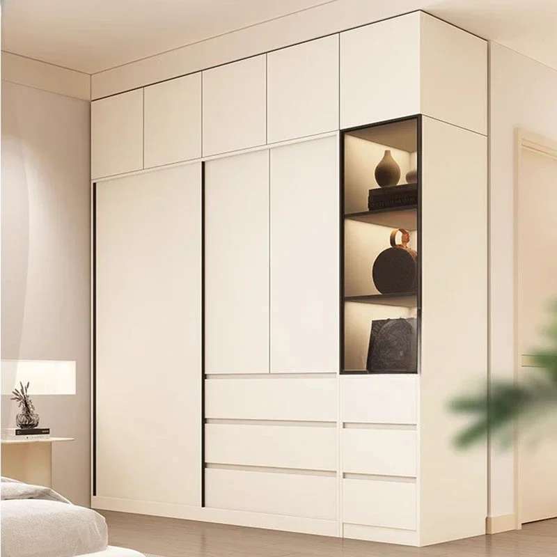 

Nordic Doors Wardrobe Luxury Space Saving Bedroom Partitions Wardrobe Clothes Organizer Modern Szafy Do Sypialni Home Furniture