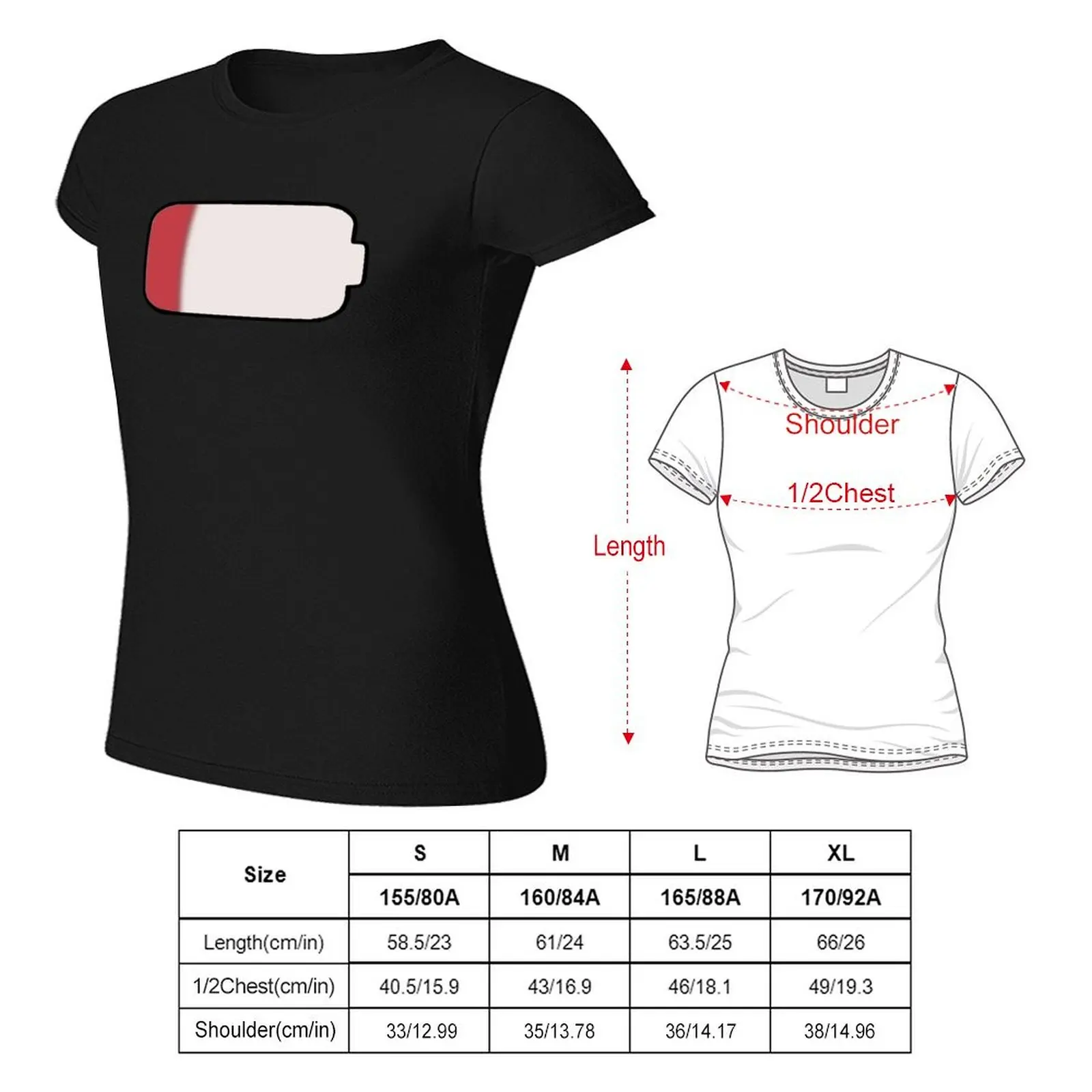 Lilith Low Battery T-Shirt Tier druck Shirt für Mädchen Tier druck für Damen bekleidung