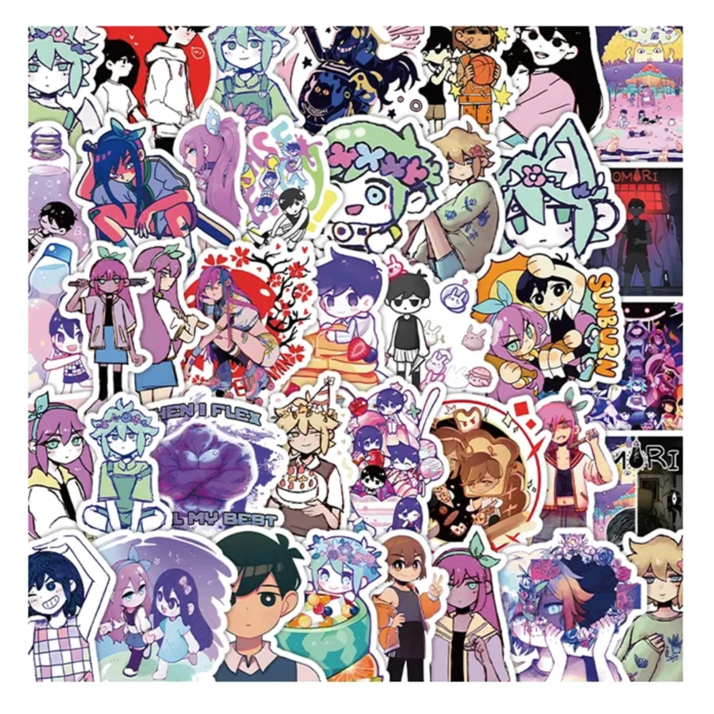 

10/30/50/100pcs Classic Game Omori Stickers Anime Decals DIY Bike Skateboard Laptop Suitcase Car Cool Waterproof Sticker Kid Toy