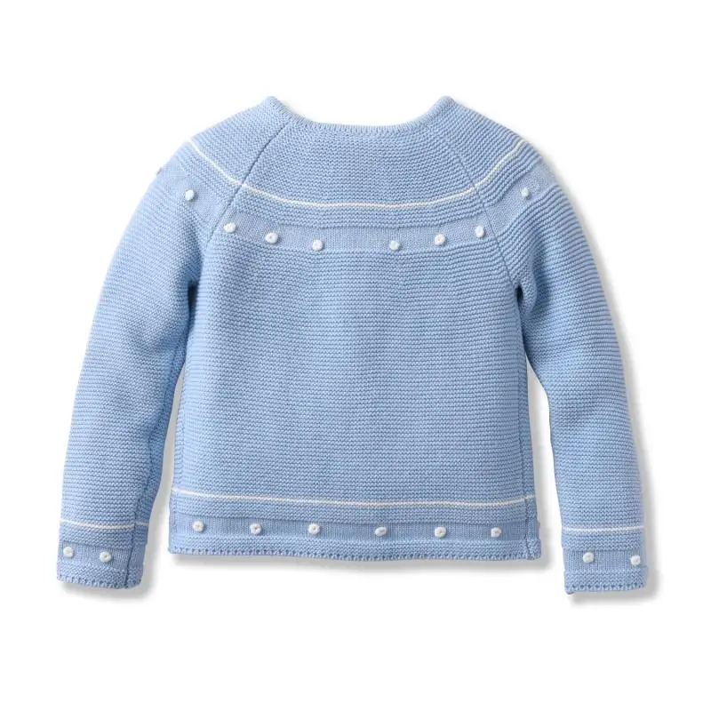 Clibeso 2024 Winter Baby Boys Girls Embroidery Sweater Kids Knitted Cardigan Boy Girl Knitting Outwear Children Knit Top