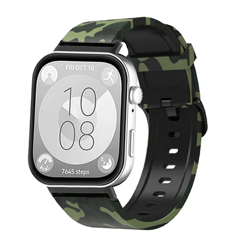 Huawei Watch Strap Protective Case, Silicone Watchband, Screen Protector, Fit 3, Fit 3