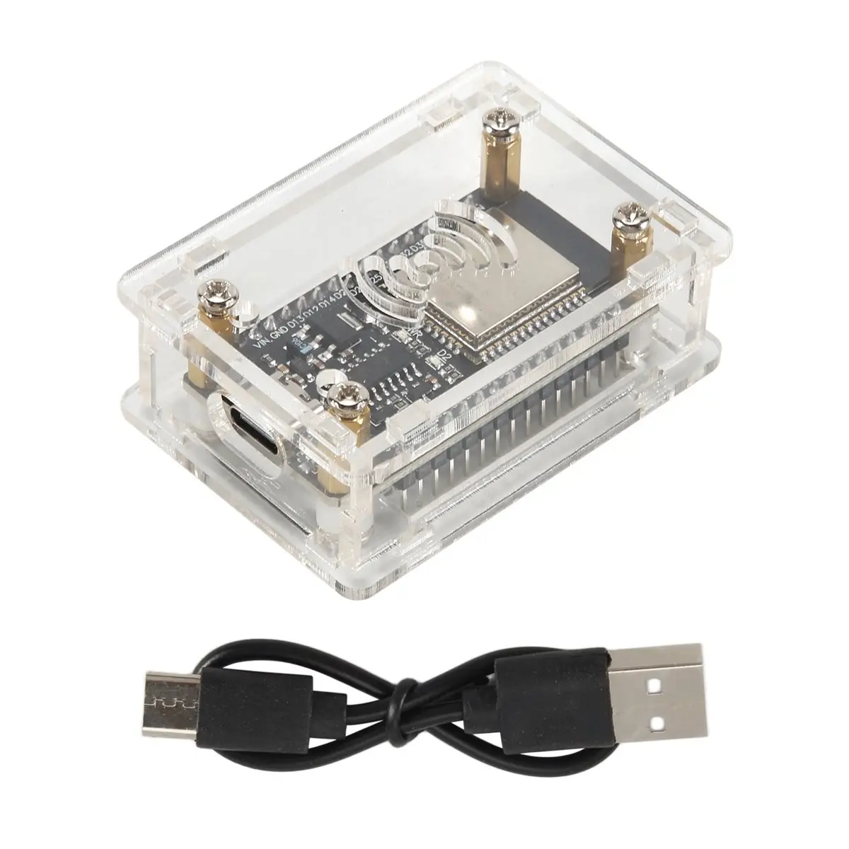 doyme BTC Miner Solo Lottery Miner 55KH/S Bitcoin BTC Miner Asic Mining Low Power with Acrylic Case for Home Office
