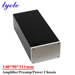 140*90*311mm All-aluminum Power Amplifier Chassis Preamplifier Chassis Power Supply Shell Diy Audio Amplifier Case