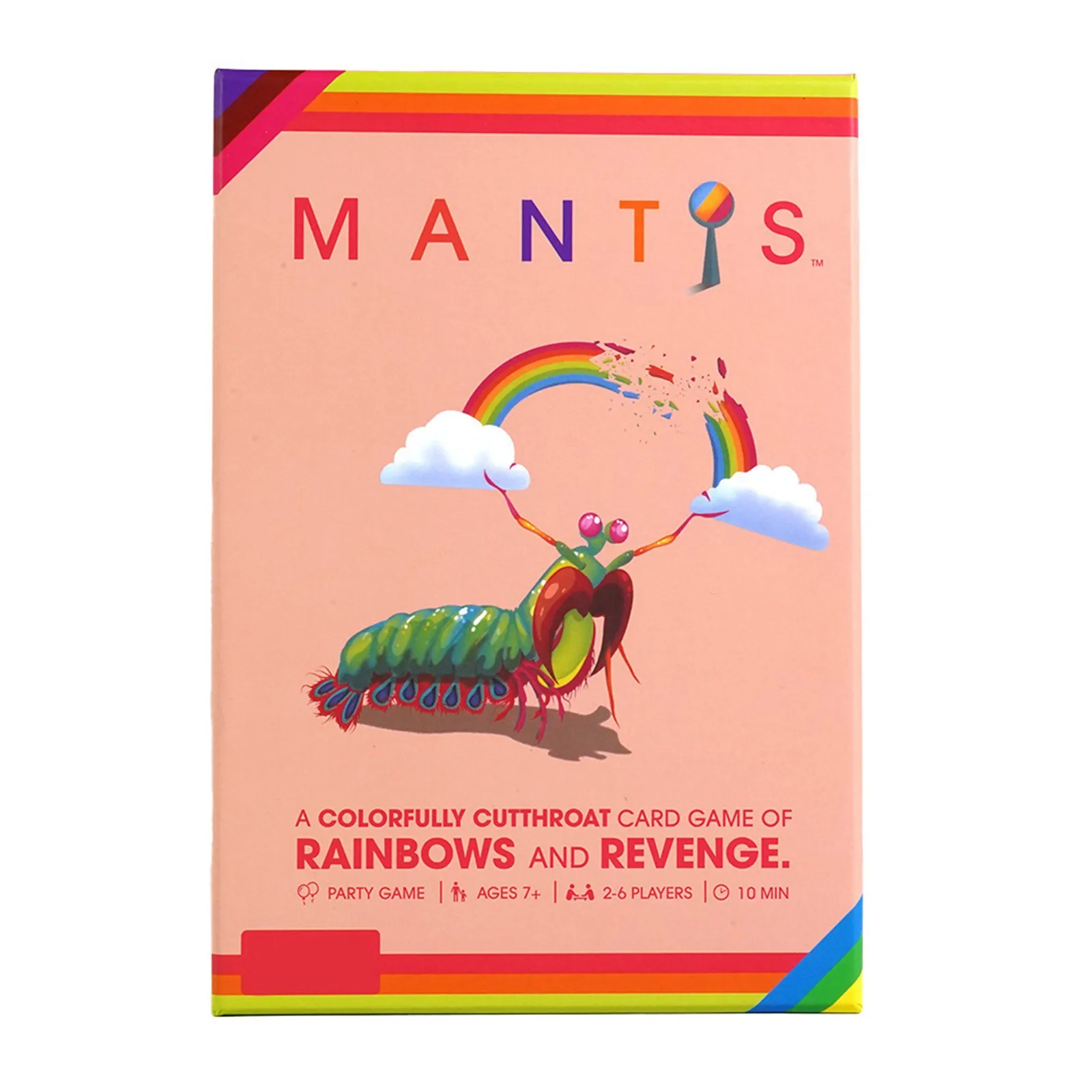 Exploding Kittens Mantis Card Games Fun Family Games Night Popular Kid Games Colorfully Cutthroat Of Rainbows And Revenge Board