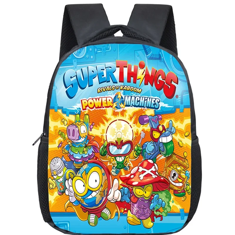 New Super Zings Kindergarten Bag Cartoon Game Superzings Backpack for Boys Girls Children School Bags Kids Daily Bookbag Mochila