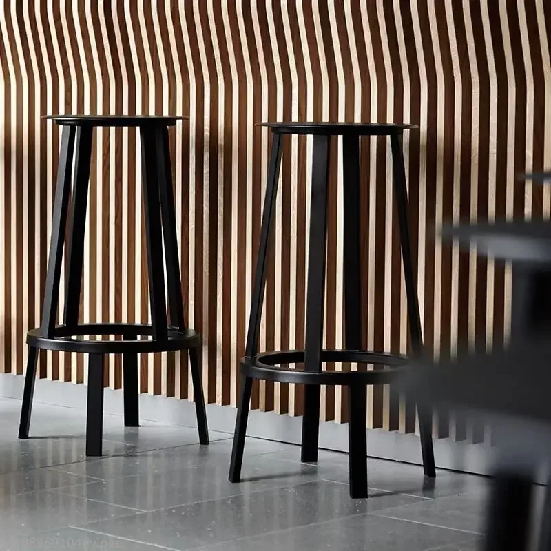 Nordic Rotating Bar Stool Chair Metal Counter Kitchen Stools Home Versatile Furniture Dining Chairs Barstools