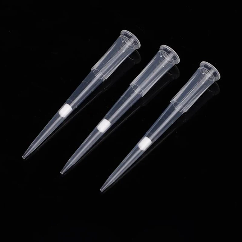 Lab PP Plastic Pipette Filter Tips with Sand Core Filter for Dispensers Micropipette Sand Core Pipette Tip