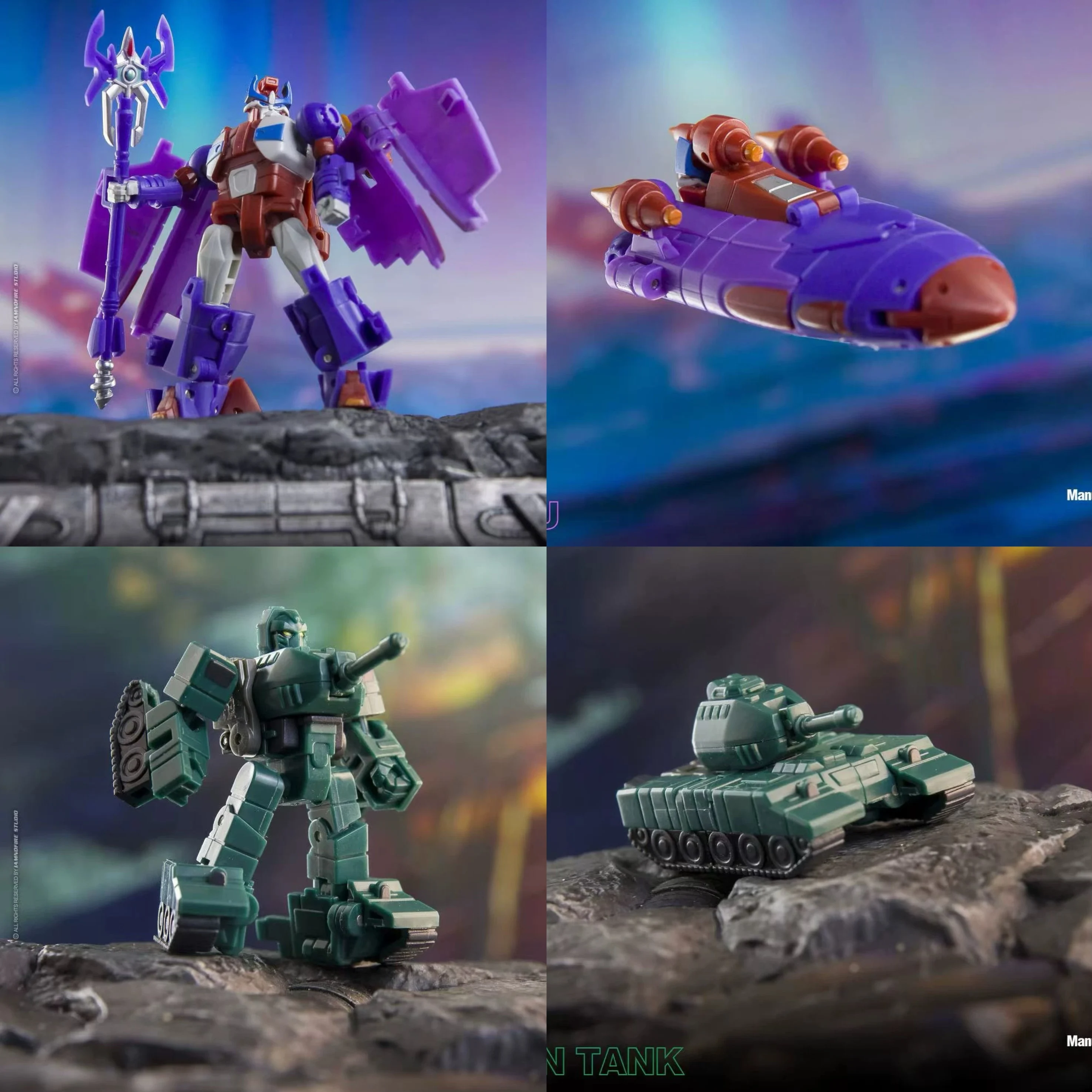 

Transformation Toy DR.WU toys DW-E40G DW-E42 Action Figure Green Tank Shi Fu