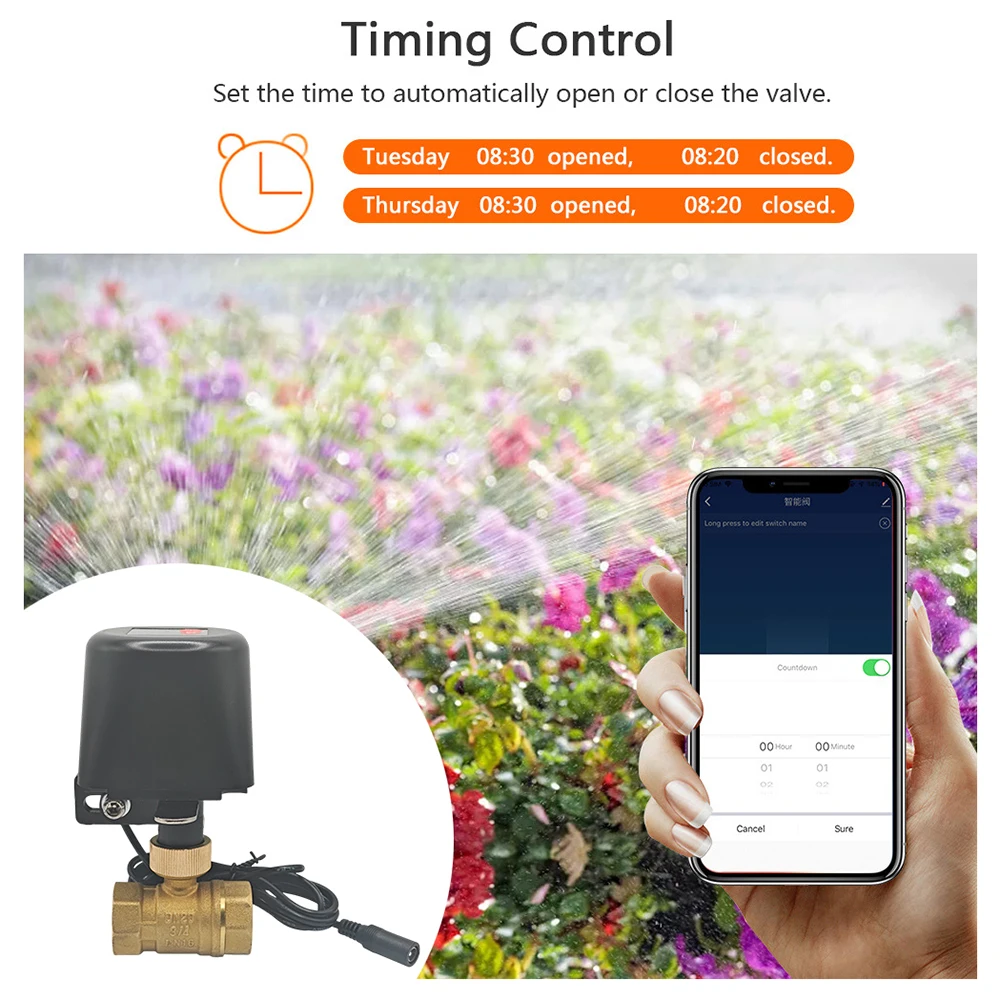 Tuya Akıllı Su Vanası DN15 - Smart Garden Home Assistant incelemesi ve fiyatı