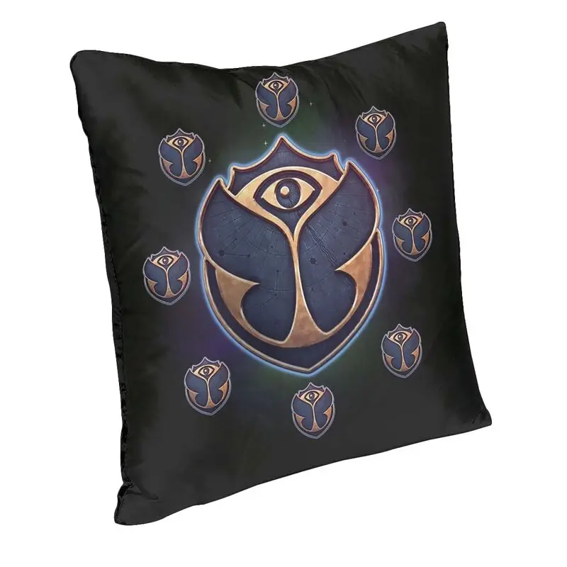 Tomorrowland Nordic Throw Pillow Cover Bedroom Decoration Belgian Electronic Dance Music Festival Chair Cushion