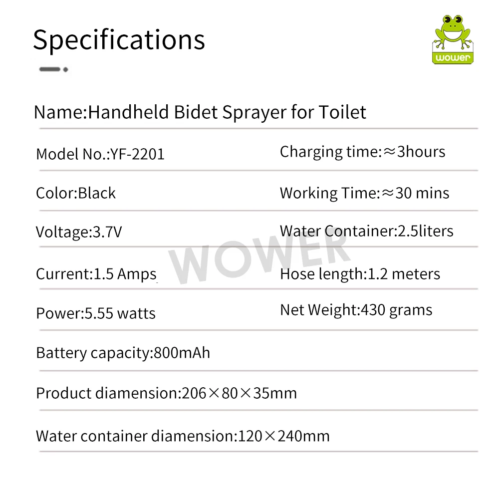 Portable Electric Bidet Image 12