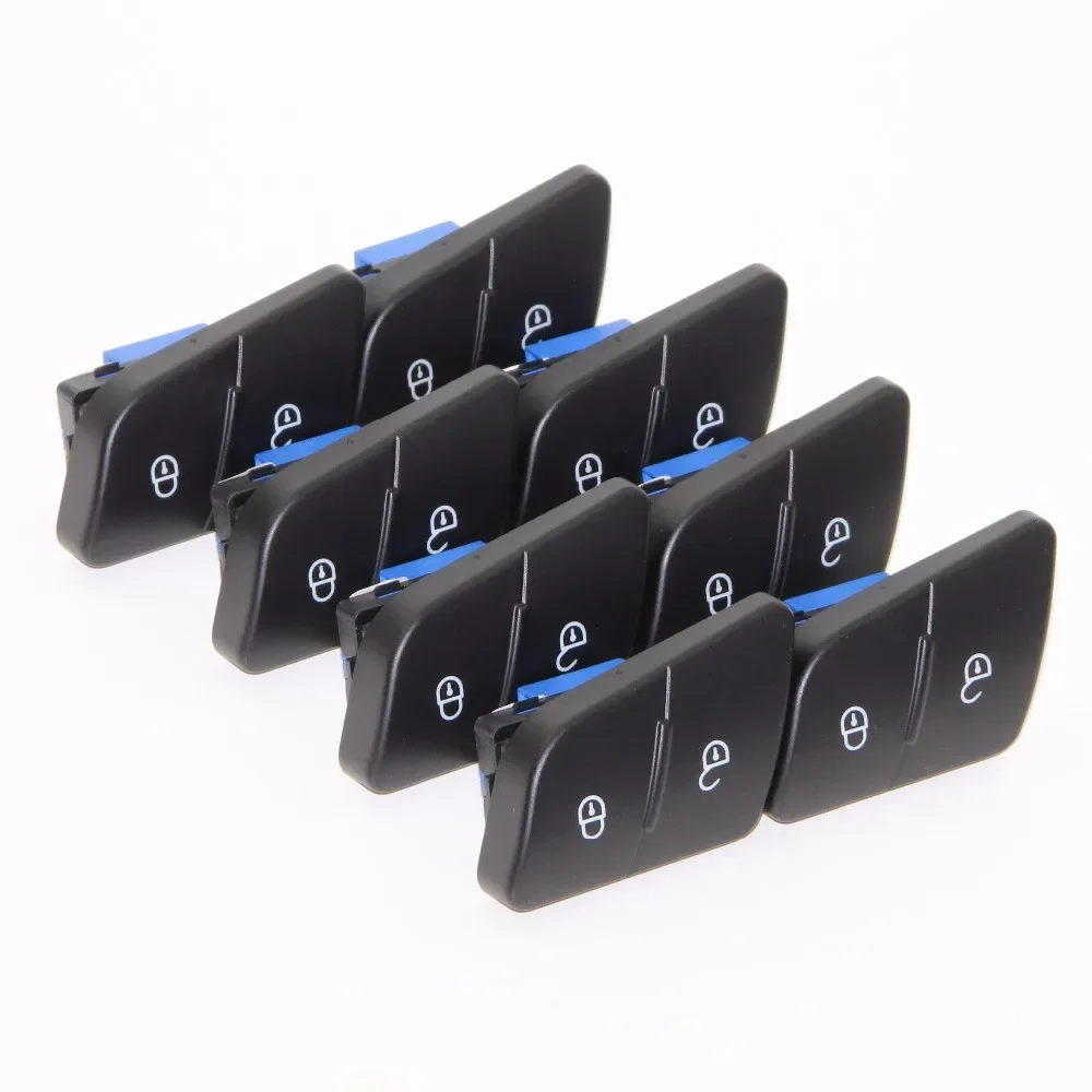 

8pcs OEM 3C0 962 125 B 3C0962125B Lock Control Switch Front Left Central Locking Car Door Switches Passat B6