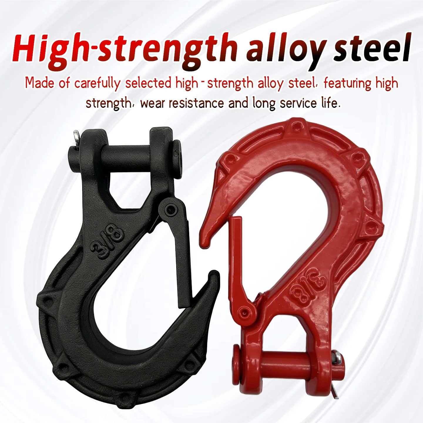 16 Ton Load-Bearing Rescue Trailer Hook | Heavy-D Tow Hook for Car, Truck, RV, ATV, UTV, Boat & Marine | Winch Towing Rope Compa