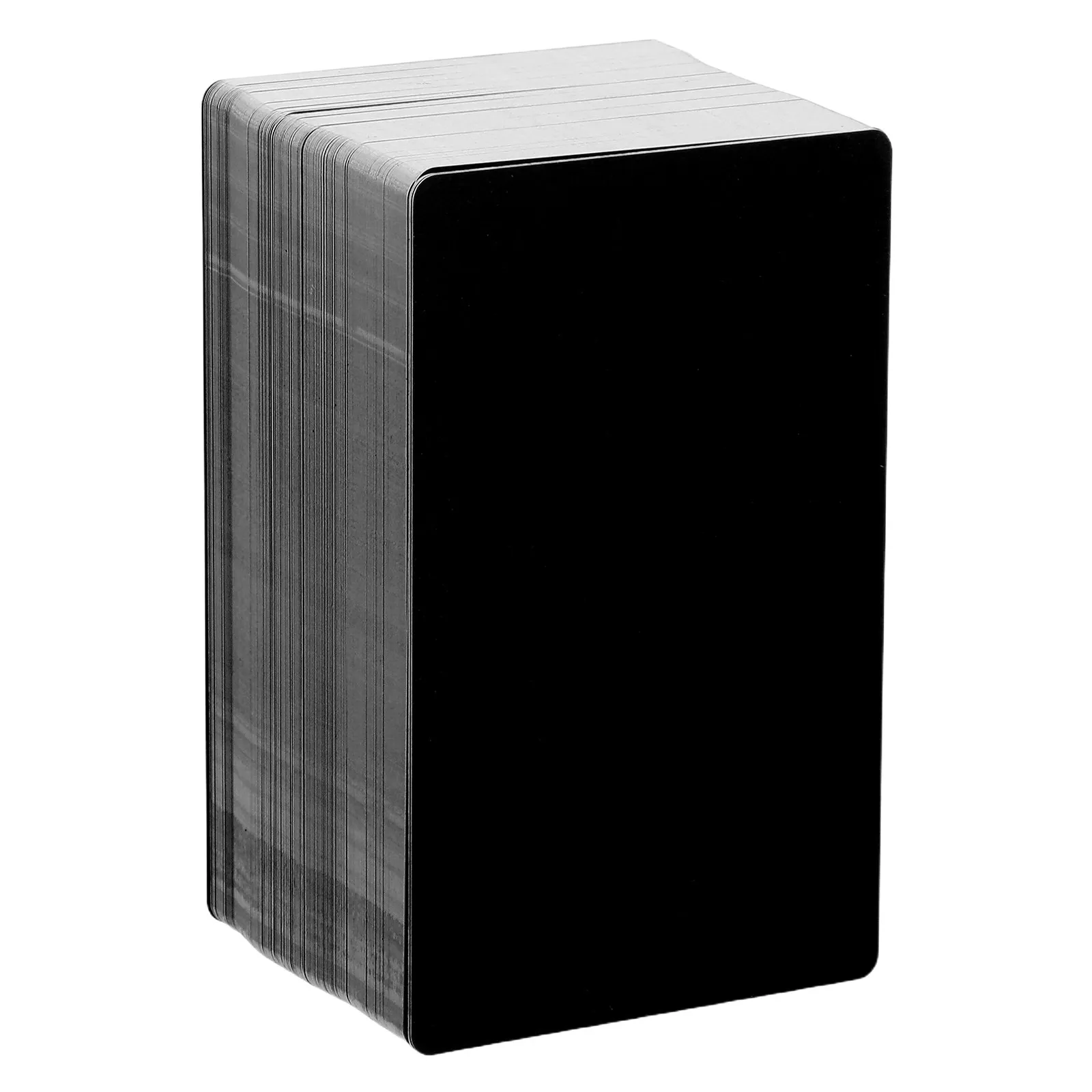 

200Pcs Metal Business Card Blanks Aluminum Alloy Laser Engraving Ready Blank Cards Stylish Portable for Engraved Visiting Cards