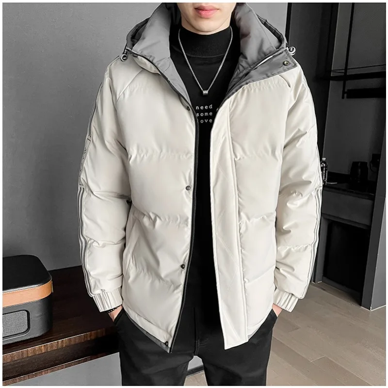 

Big Size Winter Parkas Cotton Coat Men Clothing Jacket Warm Puffer Jacket Thick Windproof Outerwear Hooded Long Sleeve Coats