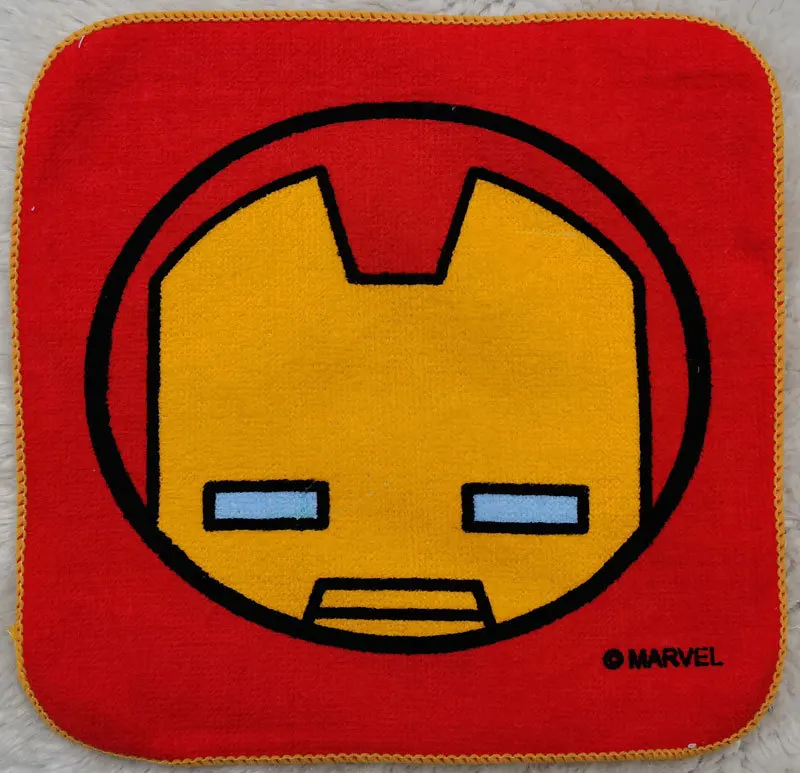 Disney Cartoon Spiderman Iron Man Children's Handkerchief Towel Small Square Towel Face Towel Soft Boy Girl Gift 20x20cm